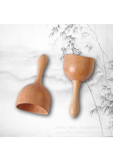 Yifomall Ahşap Masaj Çubuğu - Vücut Masajı Ve Akupunktur İçin Profesyonel Masaj Aleti Kahverengi