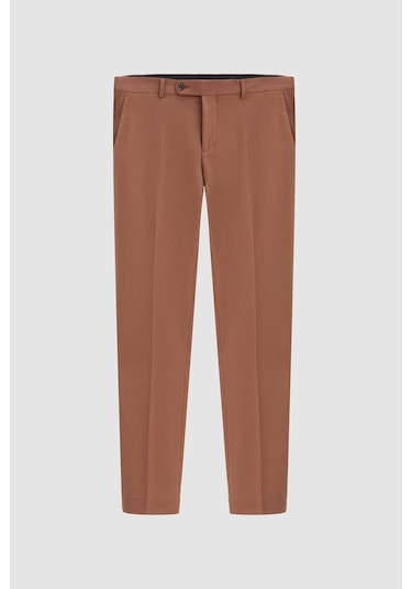 Twn Camel Gabardin Kumaş Pantolon 3ef03hc083451 C02