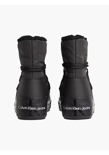 Calvin Klein Vulc Flatform Bold Snow Kadın Kar Botu Yw0yw00820 091 Sıyah