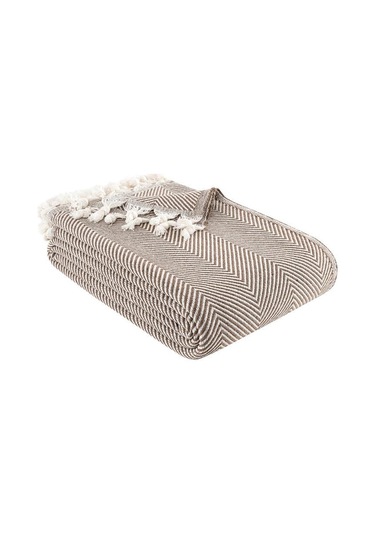 Battaniye Pamuk Miren 180x200 Cm Kahve