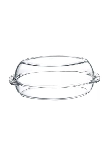 Borcam Kapaklı Oval Pişirme Kabı 178798705 Beyaz