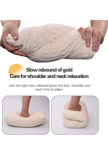 Trendooze West Lake Blue Seyahat Yastığı, Yavaş Geri Tepme Boyun Desteği, Yıkama İçin Batı Gölü Mavisi