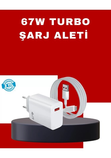 67 Watt Yüksek Güç Şarj Adaptörü Mi 10 Mi 11 Mi 12 Uyumlu Renkli