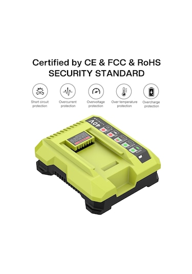 Sones 36-40v Takım Kesme Makinesi Pil Şarj Cihazı, Ryobı Po401 / Po403 / Po400 İçin, Fiş: Abd