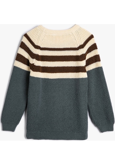 Koton Kazak Uzun Kollu Yuvarlak Yaka İşleme Detaylı Araçlar Temalı Ada Çayı 4wmb90003tt 4WMB90003TT983 Açık Yeşil