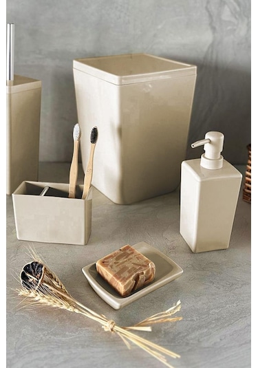 Prima Nova Biga Banyo Seti - Bej Bej