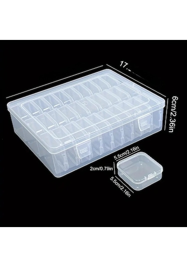 30 Izgara 5.5 Beyaz İç Kutu + Dış Kutu 30 Izgara Saklama Kutusu, Renkli Ve Taşınabilir A