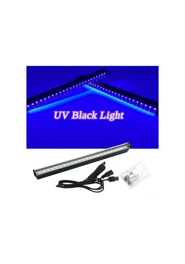 Shineyee Usb Led Uv Işığı - Bar Sahne Atmosferi Ve Floresan Ajan Tespiti, 5w 270 Derece, Taşınabilir, 1 Adet Siyah
