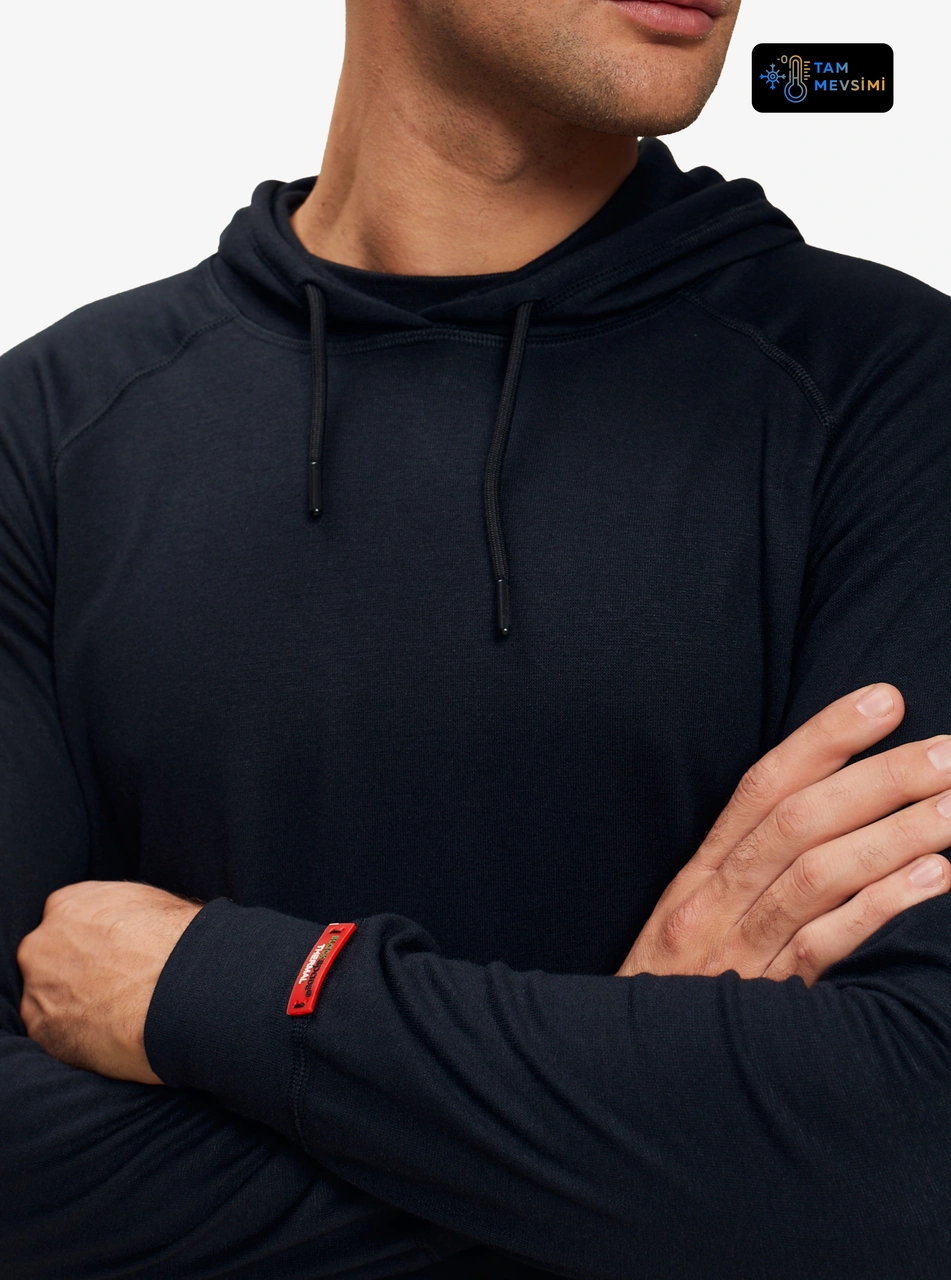 Blackspade Erkek Termal Sweatshirt 2. Seviye 7468 - Siyah
