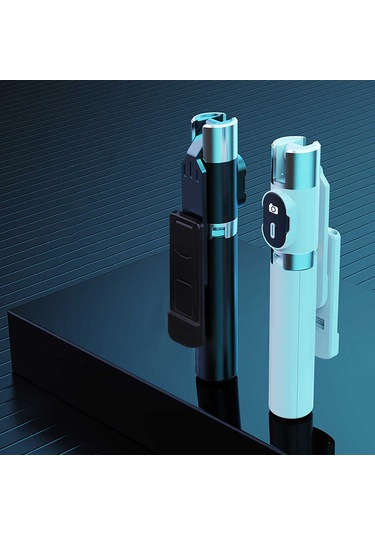 Ekılıf - Selfie Çubuğu P60 Plus Çok Fonksiyonlu Selfie Çubuğu - Beyaz - T23270