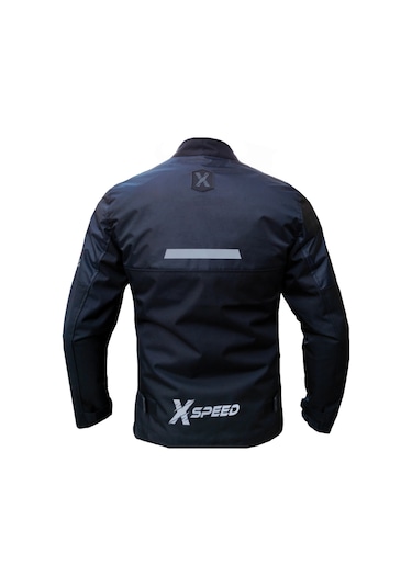 Xspeed Wise Korumalı Motosiklet Montu 50. Yıl Özel Füme