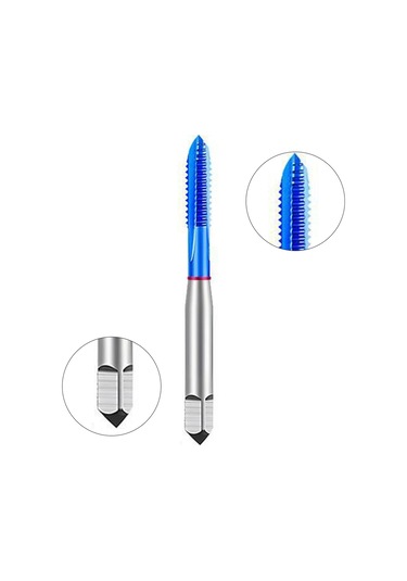 Sointeresting Makine Diş Açma Nano Kaplama Tapası Kobalt Yüksek Hızlı Çelik Özel Vida Ucu Makine Diş Açma Ucu M4x0.7 Uç