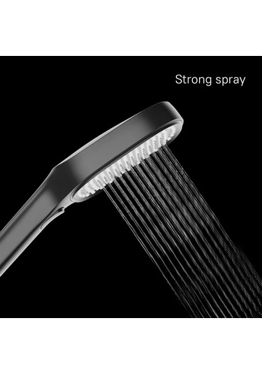 Milardo 3 Modlu Duş Başlığı 201318534 Siyah Mat