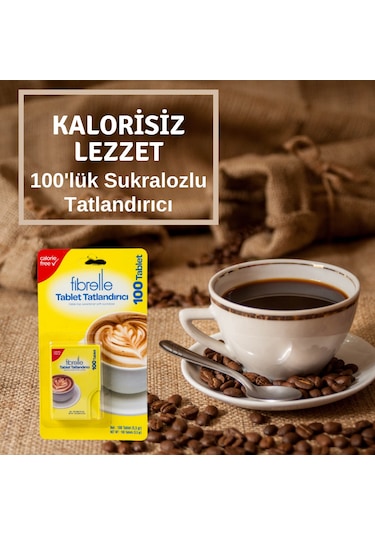 Fibrelle Sukralozlu Tablet Tatlandırıcı 100'lük Cep