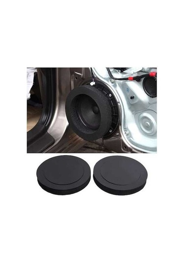 Flybuy 2 Adet Araba Ses Yalıtım Hoparlörü, 19.5x14.3cm, Ses Geçirmez Pamuk, Kendinden Yapışkanlı