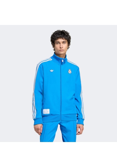 Adidas Real Madrid Fc Icon Tt Erkek Mavi Sweatshirt Jn3058 Mavi