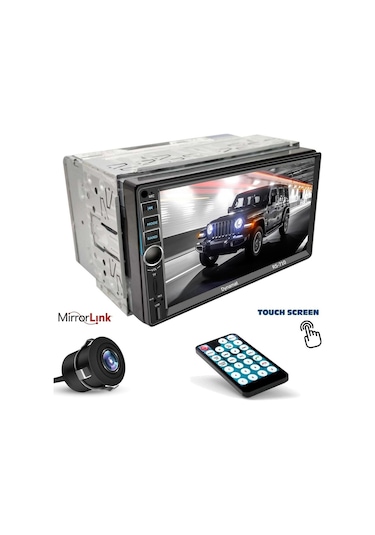 Double Teyp 7 4x55w Mirrorlink Bt/usb/sd/aux/fm Dynamat Rs-710