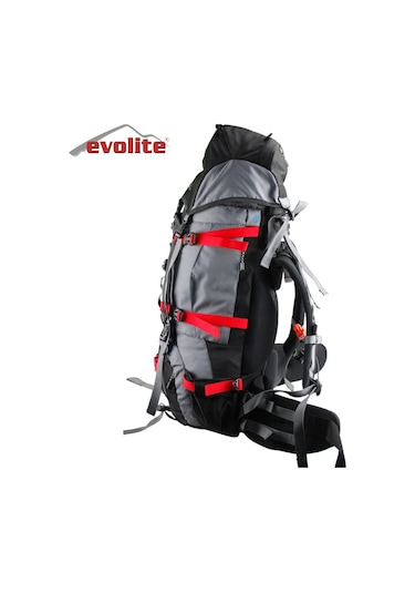 Evolite Colorado 55+10 Litre Sırt Çantası Siyah