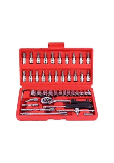 Akülü Elektrikli İnce Cırcır Seti, Gemi Elektrikli Cırcır 3/8 Tahrik G2024133870 Kırmızı Diğer