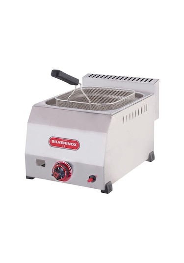 Işıkgaz Silverinox Endüstriyel Tekli 8 Litre Doğalgazlı Fritöz Slvr-2704