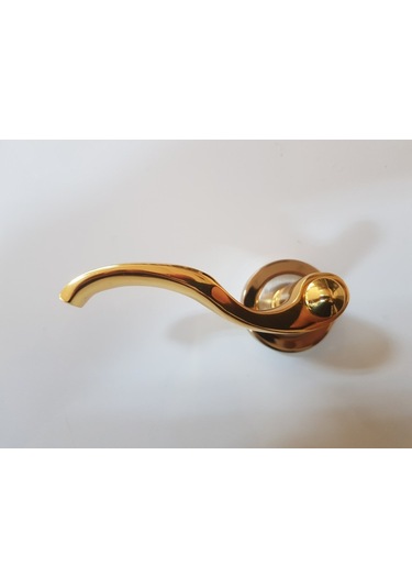 Çelik Kapı Kolu Rozetli Prinç Hanedan Altın Sol