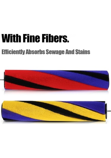 Honeybeeshop  V12slim V15slim V8slim V10slim Sv18 Sv20 Sv22 Uyumlu Kırmızı Yumuşak Fırça Rulosu Yedek Parça Yıkanabilir Geri Dönüştürülebilir