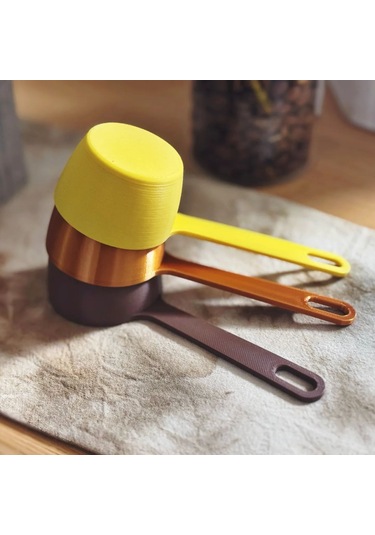 Plastik Kahve Kaşığı 12g Ölçekli 3 Adet