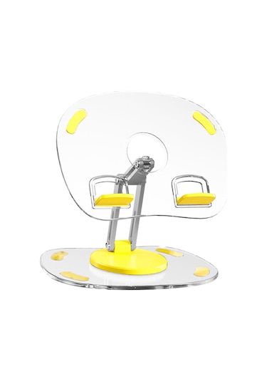 Suntek Masa Tablet Tutucu Döndürülebilir Telefon Standı Sarı