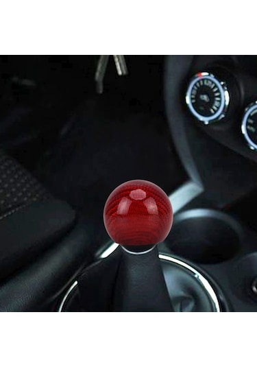 Sones Evrensel Araç Araba Shifter Kapağı Manuel Otomatik Karbon Fiber Topu Vites Topuzu