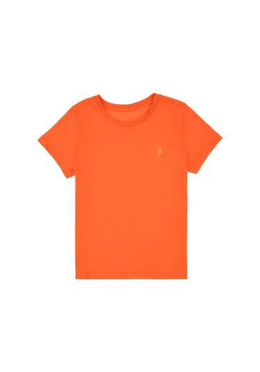 U.s. Polo Assn. Erkek Çocuk Nar Çiçeği Tişört Basic 50306502-vr039 Nar Cıcegı Nar Çiceği