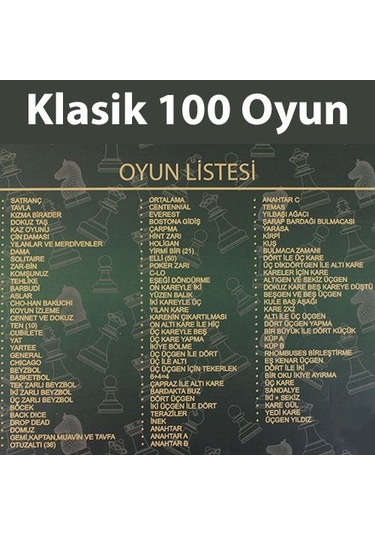Star 100 Klasik Oyun Seti