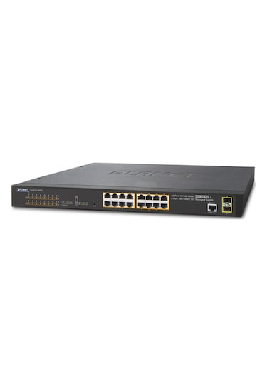 Planet Pl-Gs-4210-16P2S Yönetilebilir Gigabit Switch Managed Gig