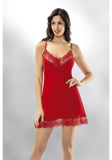 Kota Bayan Dantelli Gecelik Takımı 6204