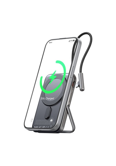 Mc-1811 10.000 Mah Manyetik Kablosuz Şarj Cihazı Dahili Type-c Ka