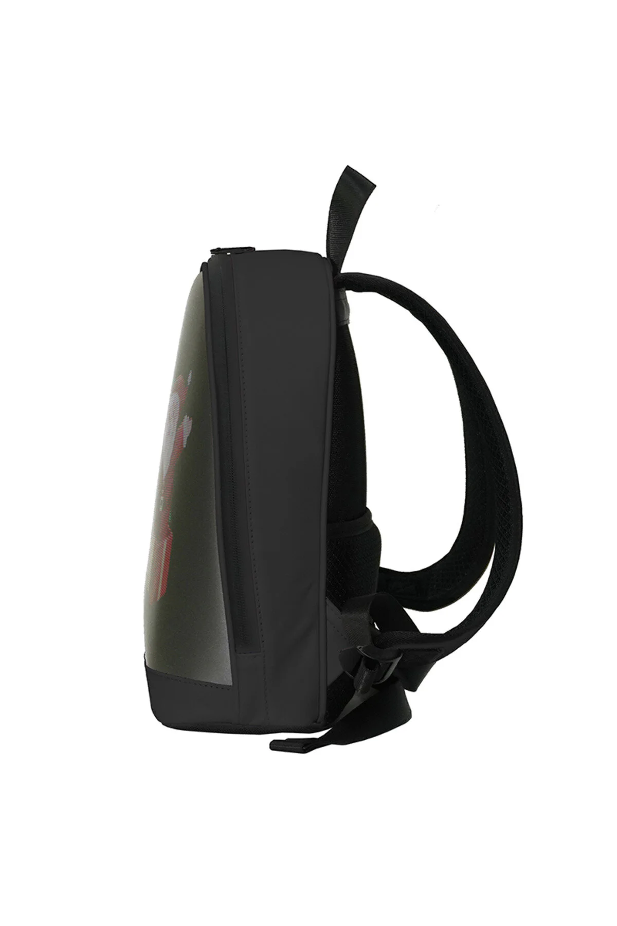 Led Ekranlı Akıllı Sırt Çantası Bluetooth Kontrollü Işıklı Dijital Ekran Çanta Siyah