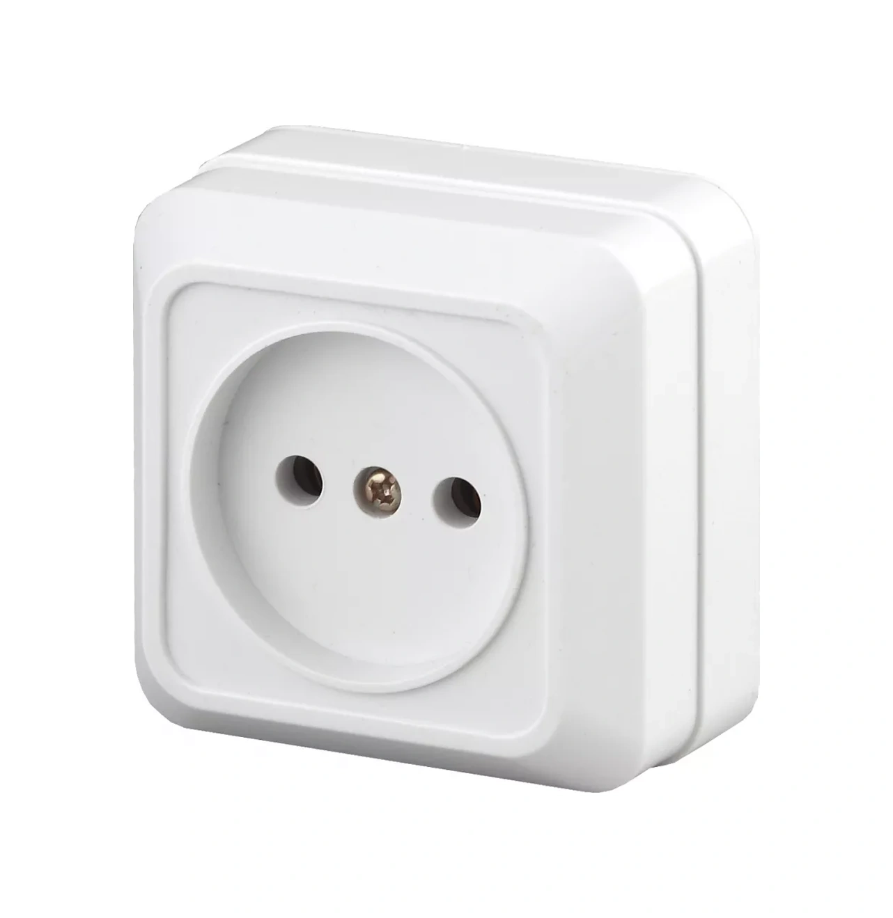 Intro Quadro Yüzey Montajlı Tekli Topraklaması Olmayan Priz 16a-250v 135543663 2-201-01