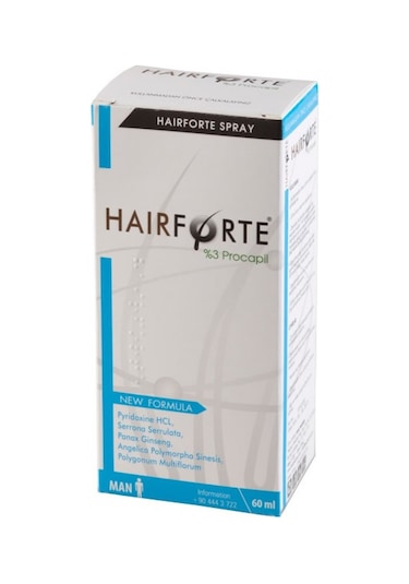 Hairforte Procapil Erkekler için Saç Dökülmesine Karşı Sprey 60 ML