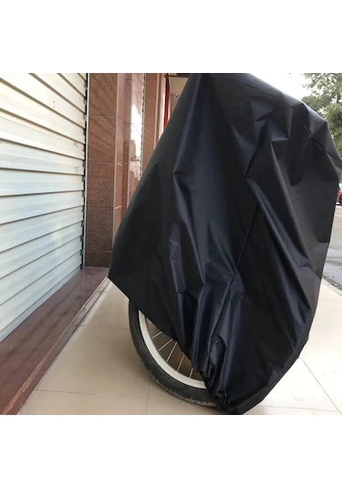 Efili Lastikli Çantalı Motosiklet Brandası