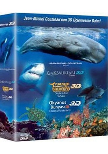 Blu Ray-3D Belgesel Box Set 3 Disk Ister 2D Ister 3D Izle
