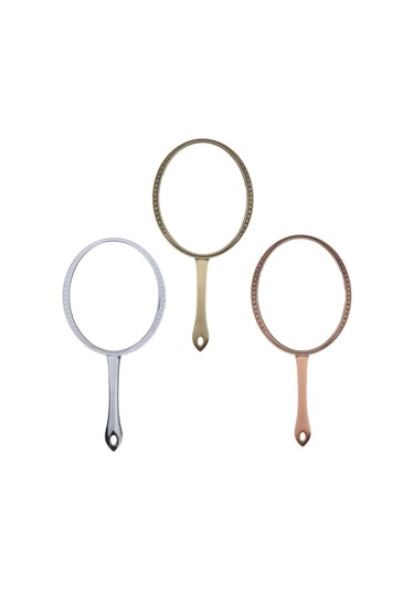 Suntek 7 '' Oval El Makyaj Kozmetik Aynası Seyahat Kompakt Ayna