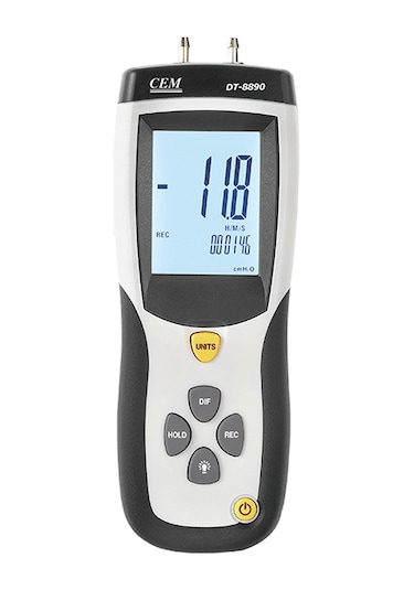 Cem Dt-8890 Fark Basınç Ölçer Manometre