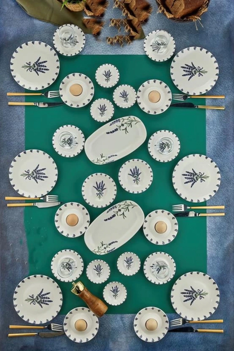 Cooker Kahvaltı Seti 34 Parça Çok Renkli