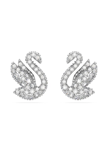 Swarovski 5647873 Küpe İconic Swan:pe Xxs Cry/rhs Çok Renkli