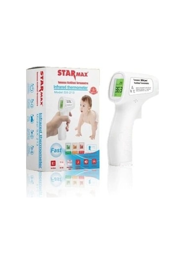 Starmax Sx-213 Temassız Vücut ve Yüzey Ateş Ölçer