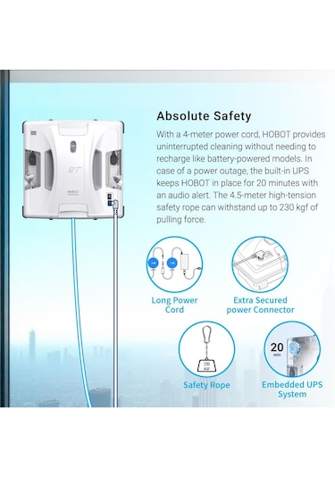 Hobot S7 PRO Dual Mop Polish Akıllı Cam Temizlik Robotu