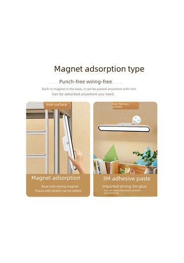 Yunboo Led Göz Koruyucu Okuma Lambası - 32cm Beyaz, 28 Led, 9 Aydınlatma + 3 Renk Modu, Şarjlı Ve Priziyle Kullanıma Uygun, Mıknatıslı, Öğrenci/ev İçin Diğer