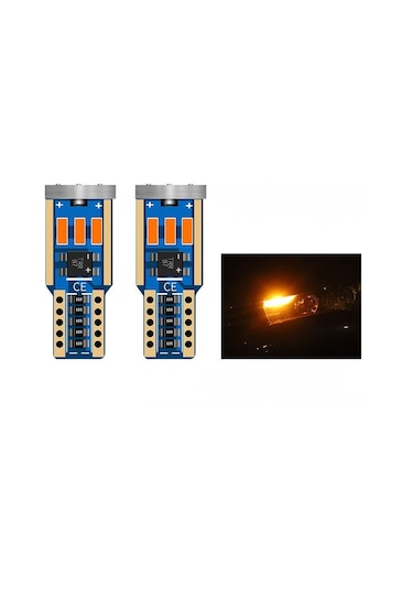 Sewick T10 LED Ampul (Turuncu) 4 Adet