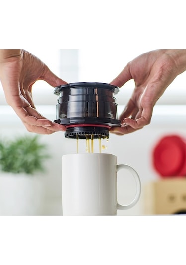 Cafflano Kompact Manuel Kahve Demleyici Siyah