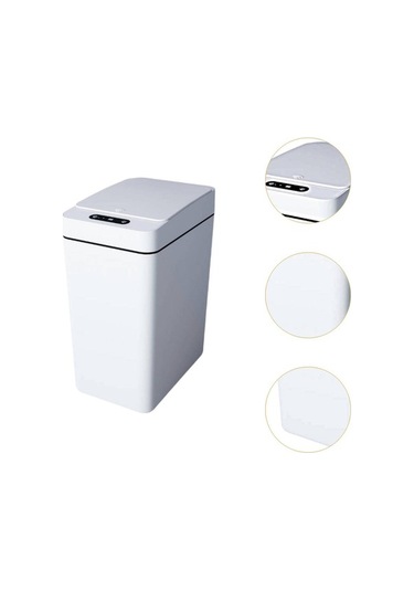 Pazly Suntek Kutusu Hafif Fotoselli Dar Çöp Beyaz Banyo Akıllı Ao Beyaz