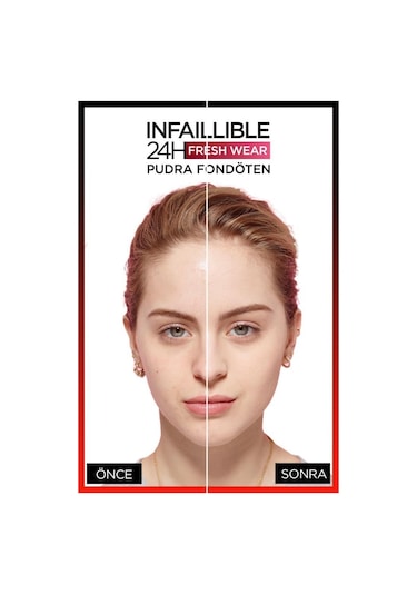 L'Oreal Paris Infaillible 24h Fresh Wear Pudra Fondöten 220 Rose Sand